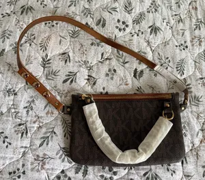 NWT Michael Kors Monogram Logo Belt Bag thumbnail 1