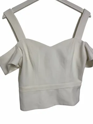 NWT Dress The Population White Tank Top thumbnail 3