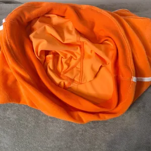 Boston Proper Terry Cloth Skort‎ Size M Orange Y2K Retro Tennis Sporty McBling thumbnail 7