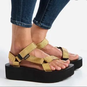 Teva Gold Platform Sandals thumbnail 2