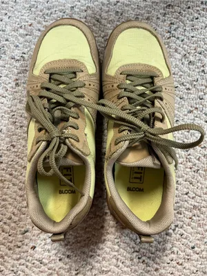 Women’s Athletic Sneakers in Light Yellow and Tan thumbnail 2