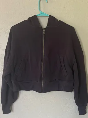 Wild fable purple zip jacket with hood thumbnail 1