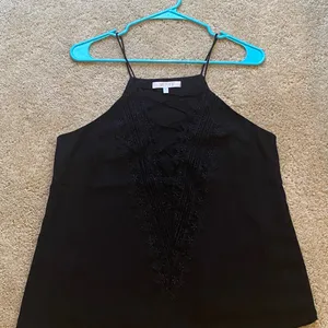WAYF Posie Lace Crochet Trim Strappy Camisole thumbnail 5
