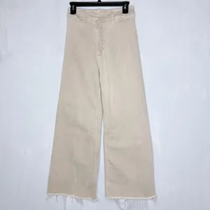Zara Tan Marine Wide Leg Pants thumbnail 4