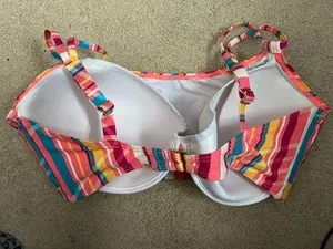 Striped Bathing Suit Top thumbnail 2
