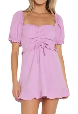 Show Me Your Mumu Sophie Mini Dress Bright Lilac Size XS Cotton Gauze thumbnail 1