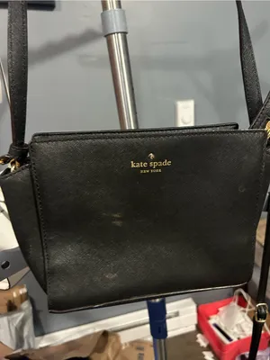 Kate Spade Black Leather Crossbody Bag thumbnail 1