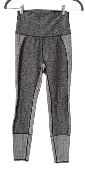 FREE PEOPLE MOVEMENT Patterned Knit‎ Workout Leggings Sz XS thumbnail 1