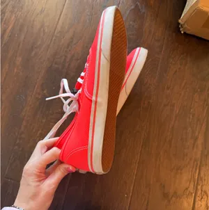 Vans women’s 8.5 shoes neon pink/orange thumbnail 3