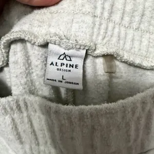 Alpine design wide leg‎ fleece sweatpants grey size large thumbnail 5