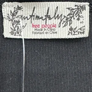 Free People Intimately Black Jersey Knit‎ Long Sleeve Thong Bodysuit Top Size S thumbnail 8