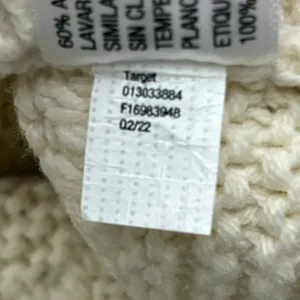 Universal Thread Cotton Knit Sweater Womens XS Cream Cozy Clean Girl Minimalist thumbnail 8