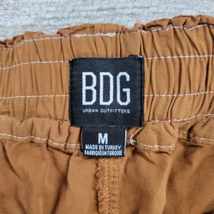 BDG Urban Outfitters Cargo Joggers Size M Brown High Rise Baggy Gorpcore Utility thumbnail 5