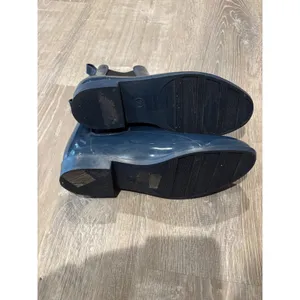 SO Rain Boots Chelsea Ankle Pull On‎ Waterproof Navy Blue Women's Sz 7 thumbnail 5