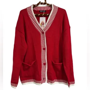 Pretty garden V-Cardigan Sweater NWT thumbnail 2