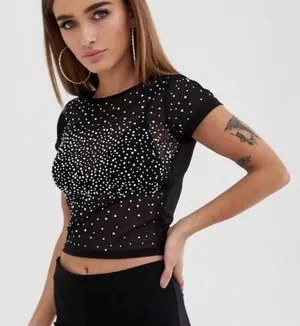 ASOS Rhinestone Top thumbnail 2