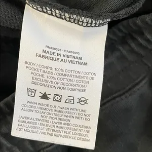 Nike Black French Terry Sports Shorts thumbnail 5
