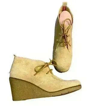 Sperry Harlow Wedge Chukka Bootie Tan Sz 8.5‎ thumbnail 1