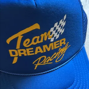 Dreamers Blue Racing Cap with Yellow Logo thumbnail 2