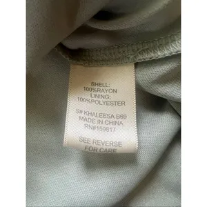 Altar'd State Sage Gray Green Ivory Floral Ruffle Sleeve Mini Dress S thumbnail 4