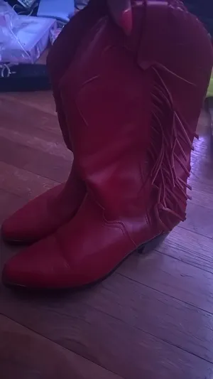 Red ACME boots Size 8 thumbnail 2