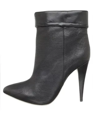 Loeffler Randall women Black Pointed Stiletto Ankle Emory Wave Boots US 6 thumbnail 1