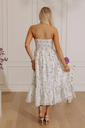 Storia Floral Jacquard Midi Dress thumbnail 3