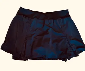 Fila Black Mesh Pleat Athletic Skort Tennis Pickle Ball S thumbnail 1