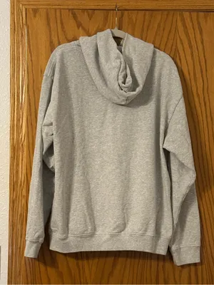 Sporty & Rich Wellness Club Cotton Blend Light Gray Hoodie - Size XL thumbnail 3