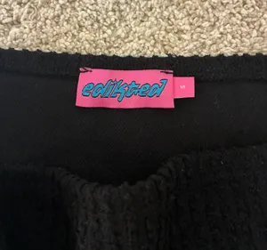 Asymmetrical Edikted Top black thumbnail 2