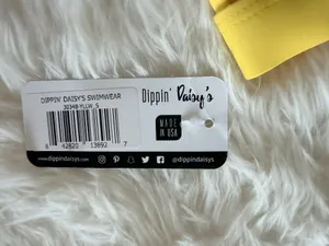 Dippin' Daisy's High Cut Yellow Bikini Bottom thumbnail 2