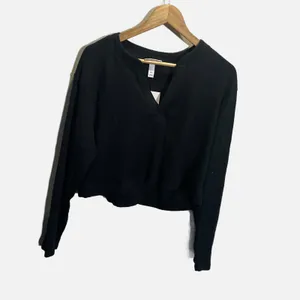 Isabel by Ingrid & Isabel Henley‎ Top Womens XXL Black New Ribbed Maternity thumbnail 3