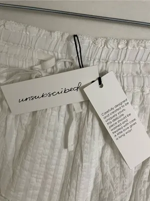 Unsubscribed Brand NWT White Tiered Mini Skirt with Lace Trim Size XS thumbnail 7