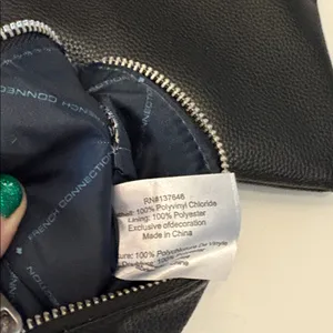 NWT French Connection Lara pebble double slim‎ pouches wristlet thumbnail 11