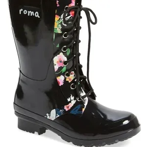 Roma Epaga' Floral Rain Boot size 8‎ thumbnail 1