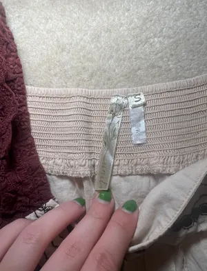 Cottage Core Blouse with Cutouts Size Small Multiple thumbnail 3