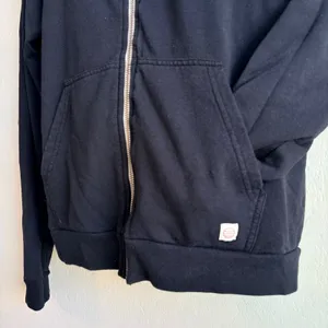 Marine Layer EABP All Star Navy Black Full‎ Zip Hoodie Womens Large Cozy Soft thumbnail 3
