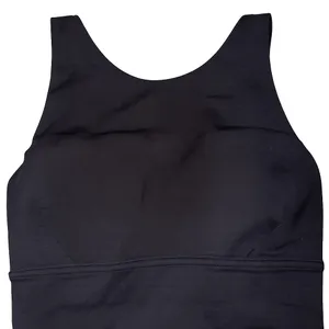 lululemon athletica Black Scoop-Neck Performance Sports Bra thumbnail 1