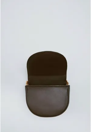 ZARA Leather Purse Crossbody thumbnail 5