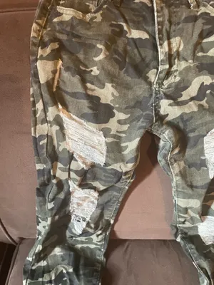 Women’s Fatigue Pants Cotton Size L Green Size L thumbnail 3