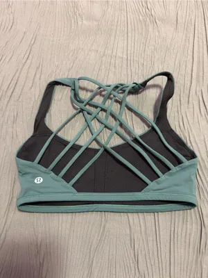 lululemon athletica Crisscross Back Bralette - Seafoam thumbnail 2