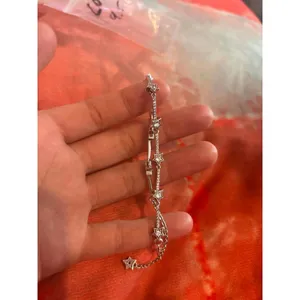 C06 size 9.5 inch braclet star 925 sterling silver thumbnail 3