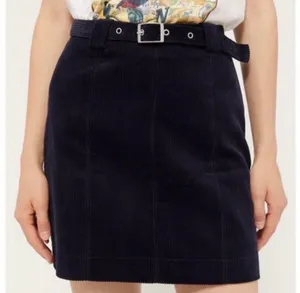Urban Outfitters Navy Corduroy Skirt thumbnail 1