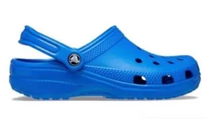 CROCS Bright Cobalt Blue Classic Rubber Slip On Clogs Size 7 Women's 5 Men's $50 thumbnail 1