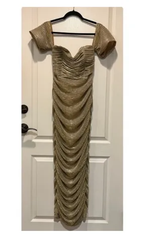 Gold Formal Miss Circle Dress thumbnail 5