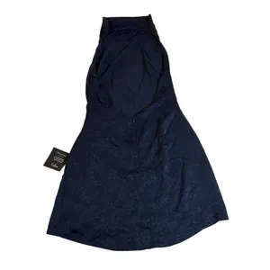 NEW Lulus Simply a Stunner Navy Jacquard Cowl Backless Mini Dress Size S Party thumbnail 4