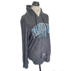 Carolina Panthers Sweatshirt Hoodie Women Sz Small NFL Gameday Charcoal Gray thumbnail 3