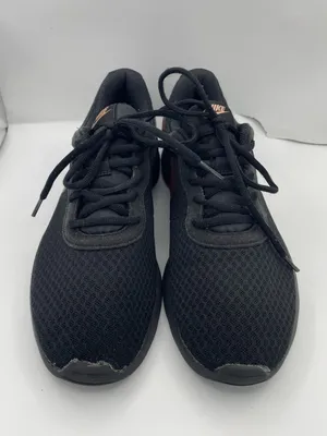 Nike Tajun casual comfy black sneakers women’s Size 9.5 thumbnail 2