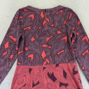 Boden Paisley Print Long Sleeve‎ Cotton Dress Womens 4 Casual thumbnail 5