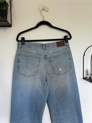 NWT‎ Madewell Low-Slung Baggy Jeans Hallstead Wash Rigid Size 28 thumbnail 6